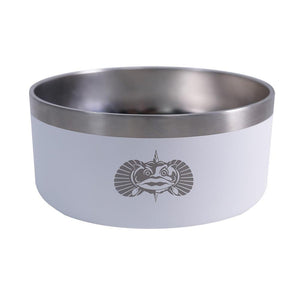 Toadfish Non-Tipping Dog Bowl - White [1052] - TRAPSKI