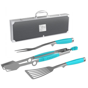 Toadfish Ultimate Grill Set + Case - Tongs, Spatula Fork - TRAPSKI