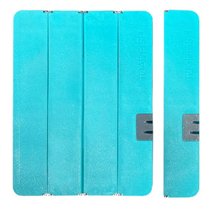 Toadfish XL Stowaway Folding Cutting Board w/Built-In Knife Sharpener - Teal - TRAPSKI
