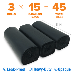 Portable Camping Toilet Bags, 45 Pack