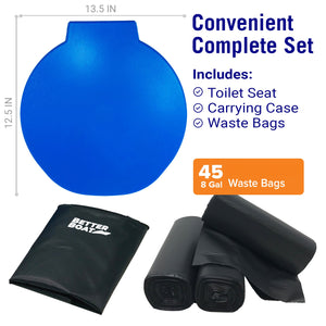 Portable Bucket Toilet Seat Set