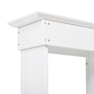 65.7" Tall Garden Potting Bench Table with Hutch - Fir Wood
