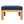 Outdoor Wood Sectional Patio Sofa Set with Blue Cushions - 5-Piece