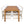 TOPMAX Patio 5pcs Wooden Dining Table Set