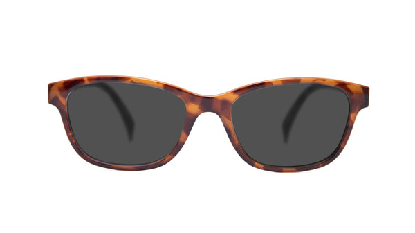 Tortoise Oval Prescription Polycarbonate Sunglasses