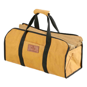 Tote Shape Canvas Firewood Log Carriers - TRAPSKI