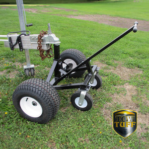 Tow Tuff TMD-15002C Adjustable Steel 1500 lb Heavy Duty Trailer Dolly w/ Caster