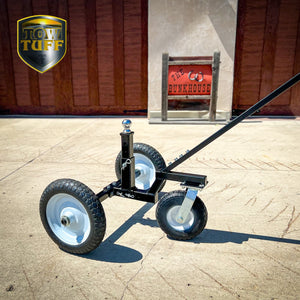 Tow Tuff TMD-1000C2 Adjustable Steel 1000 lb Heavy Duty Trailer Dolly w/ Caster