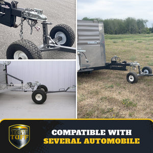 Tow Tuff TMD-800ATV Adjustable Solid Steel 800 Pound Capacity Trailer Dolly