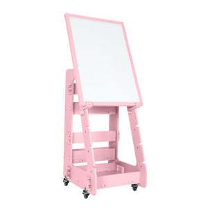 Multifunctional Kids' Standing Art Easel with Dry-Erase Board