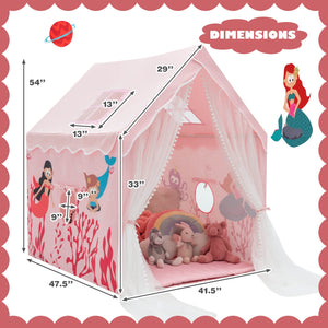 Large Kids Play Tent with Removable Cotton Mat