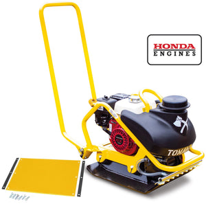 5.5 HP Honda Vibratory Plate Compactor for Asphalt Aggregate Soil Compaction - TRAPSKI