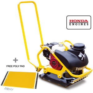 5.5 HP Honda Vibratory Plate Compactor for Asphalt Aggregate Soil Compaction - TRAPSKI