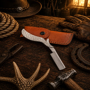 Heritage Barber Straight Razor – D2 Steel Folding Razor