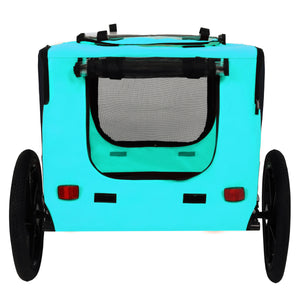 Pet Bike Trailer with Steel Frame and Waterproof Canopy - Outdoor