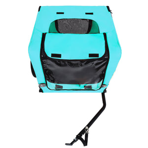 Pet Bike Trailer with Steel Frame and Waterproof Canopy - Outdoor