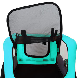 Pet Bike Trailer with Steel Frame and Waterproof Canopy - Outdoor