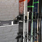 TRAPAWAY Wall Rack  | Garage Organizer for Yard Tools, Gear & Equipment | Holds Skis or Snowboard by Bindings | Aluminum | No Moving Parts to break or pinch | Made in the USA