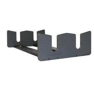 TRAPSKI LowPro 2 S Ski and Snowboard Rack Insert for Rooftop Cargo Box | High Quality Marine Grade HDPE Plastic | UV Protected | Premium Strap Included | 3 Year Warranty | Made in the USA - TRAPSKI