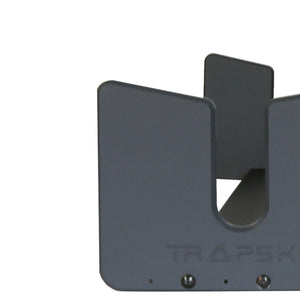 TRAPSKI LowPro 2 S Ski and Snowboard Rack Insert for Rooftop Cargo Box | High Quality Marine Grade HDPE Plastic | UV Protected | Premium Strap Included | 3 Year Warranty | Made in the USA - TRAPSKI