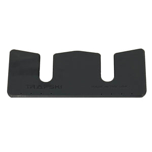 TRAPSKI LowPro 2 S Ski and Snowboard Rack Insert for Rooftop Cargo Box | High Quality Marine Grade HDPE Plastic | UV Protected | Premium Strap Included | 3 Year Warranty | Made in the USA - TRAPSKI