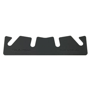 TRAPSKI LowPro 4 L Ski and Snowboard Rack Insert for Rooftop Cargo Box | High Quality Marine Grade HDPE Plastic | Premium Strap Included | 3 Year Warranty | Made in the USA | Veteran Owned Business - TRAPSKI