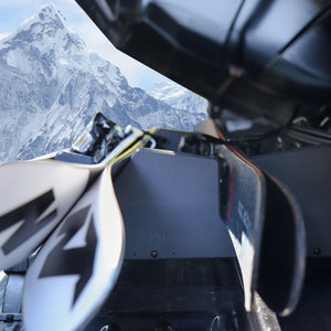 TRAPSKI LowPro 4 L Ski and Snowboard Rack Insert for Rooftop Cargo Box | High Quality Marine Grade HDPE Plastic | Premium Strap Included | 3 Year Warranty | Made in the USA | Veteran Owned Business - TRAPSKI