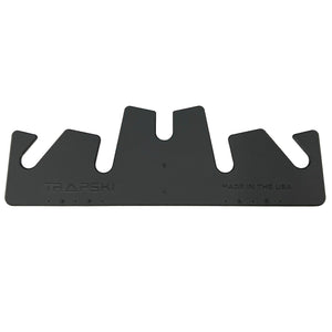 TRAPSKI LowPro 5 XL Ski and Snowboard Rack Insert for Rooftop Cargo Box | High Quality Marine Grade HDPE Plastic | Premium Strap Included | 3 Year Warranty | Made in the USA | Veteran Owned Business - TRAPSKI