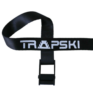 TRAPSKI Premium Cam Buckle Tie Down Strap for Car Roof Racks, Kayaks, SUPs, Surfboards, Cargo, Motorcycles, Trucks, Boats & Bikes - TRAPSKI