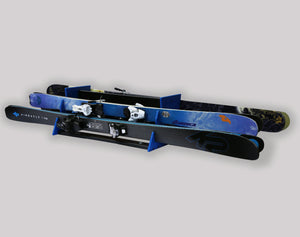 TRAPSKI QUAD Mobile All Mountain Ski and Standard Stance Snowboard Rack - TRAPSKI