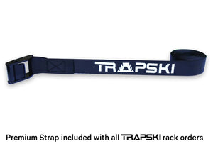 TRAPSKI SIX PACK Mobile All Mountain Ski and Standard Stance Snowboard Rack - TRAPSKI