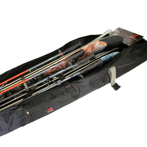 TRAPSKI Traveler Rack for Dual/Double Ski Travel Bags | Rack Insert is for Skis Only | High Quality Marine Grade HDPE Plastic | Slot Inserts & Strap Included | Made in the USA - TRAPSKI
