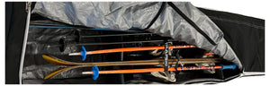 TRAPSKI Traveler Rack for Dual/Double Ski Travel Bags | Rack Insert is for Skis Only | High Quality Marine Grade HDPE Plastic | Slot Inserts & Strap Included | Made in the USA - TRAPSKI