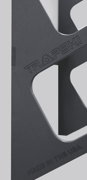 TRAPSKI Versa Deep Profile 2 Double Slot Plus Base Chair Rack - TRAPSKI