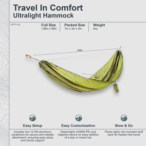 Travel Hammock Single - TRAPSKI