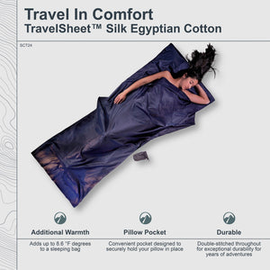 TravelSheet™ Silk Egyptian Cotton - TRAPSKI