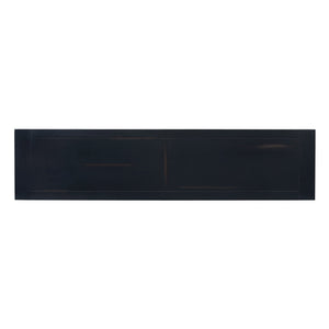 63" Console Table with Drawers and Shelf - Espresso