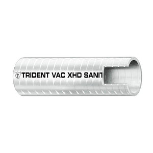 Trident Marine 1-1/2" VAC XHD Sanitation Hose - Hard PVC Helix - White - Sold by the Foot - TRAPSKI