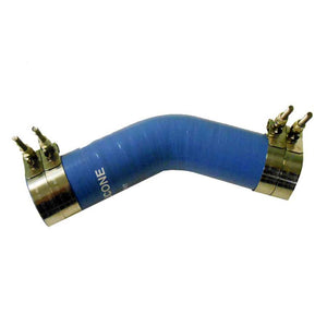 Trident Marine 2-1/2" ID 45 Blue Silicone Molded Wet Exhaust Elbow w/4 T-Bolt Clamps - TRAPSKI