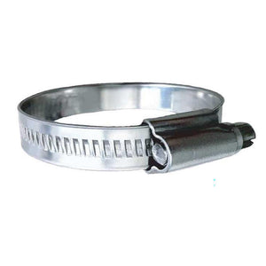 Trident Marine 316 SS Non-Perforated Worm Gear Hose Clamp - 15/32" Band - (1-1/2" - 2") Clamping Range - 10-Pack - SAE Size 24 - TRAPSKI