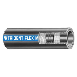 Trident Marine 3/4" x 50 Coil Flex Marine Wet Exhaust Water Hose - Black - TRAPSKI