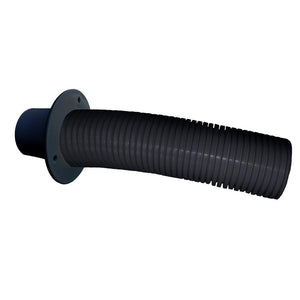 Trident Marine 4 Black Stern Flex Hose w/Transom Flange - TRAPSKI