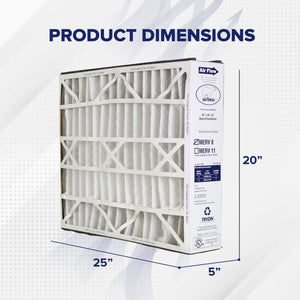 Trion 255649-102 Air Bear 20 x 25 x 5 Inch MERV 8 Air Purifier Filter (3 Pack)
