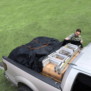 TRUCK BED CARGO NET WITH BUILT-IN TARP - TRAPSKI