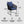 Four Seasons Courtyard Adelaide Set of 2 C Spring Cushioned Dining Chairs, Blue