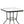Four Seasons Courtyard Sunny Isle Glass Top Dining Table with Tempered Glass