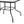 Four Seasons Courtyard Sunny Isles Tempered Glass Top Patio Dining Table, Black - TRAPSKI