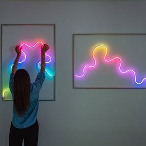 Twinkly Flex App-Controlled Flexible Light Tube RGB 16 Mil Colors 6.5' (4 Pack) - TRAPSKI