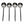 Twig Olive Spoons 4 Pc. Set