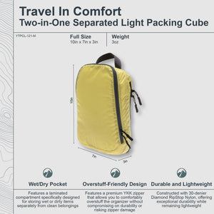 Two-In-One Separated Packing Cube Light - TRAPSKI
